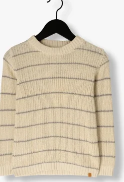 beige lil' atelier trui nmmemlen ls knit stripes lil