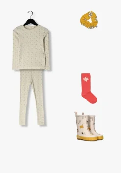 beige lil' atelier t-shirt nmfgago ls slim top lil noos