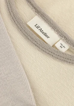 beige lil' atelier t-shirt nmmnunan ss loose top lil