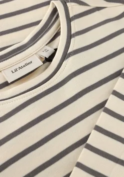 beige lil' atelier t-shirt nmmlimia ls loose top lil