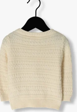 beige lil' atelier vest nbmfrako ls knit card lil