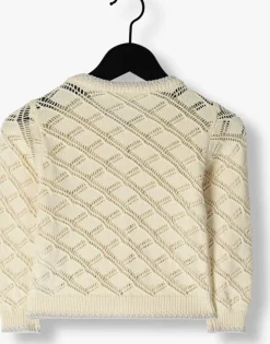 beige lil' atelier vest nmffanna ls knit card lil