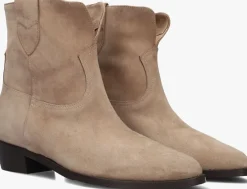 beige lina locchi enkellaarsjes 39445