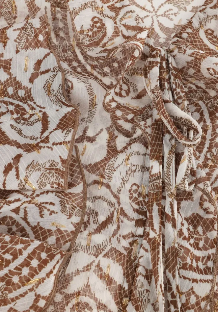 beige liu jo blouses tess creponne lure