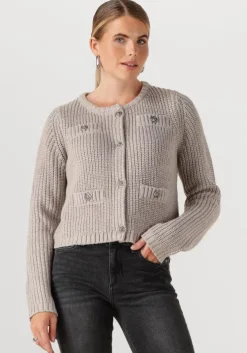 beige liu jo vest maglia aperta