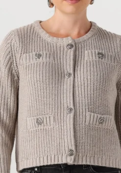 beige liu jo vest maglia aperta