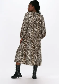 beige lollys laundry maxi jurk lucas dress