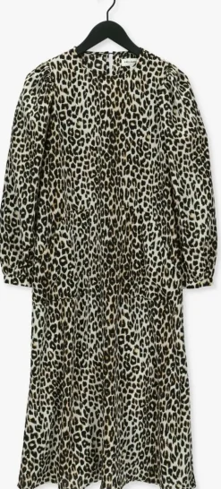 beige lollys laundry maxi jurk lucas dress