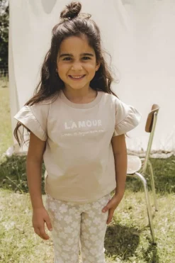 beige looxs little t-shirt 2511-7480