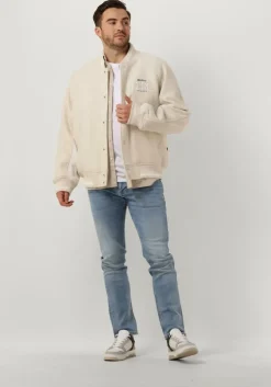 beige lyle & scott casual overhemd cotton linen button down shirt