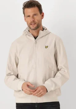 beige lyle & scott jack mesh back softshell jacket