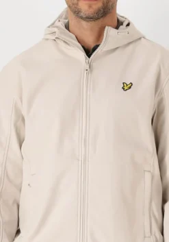 beige lyle & scott jack mesh back softshell jacket
