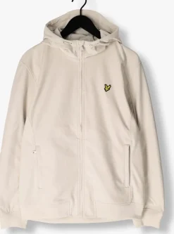 beige lyle & scott jack mesh back softshell jacket