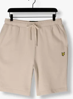 beige lyle & scott joggingbroek sweatshort