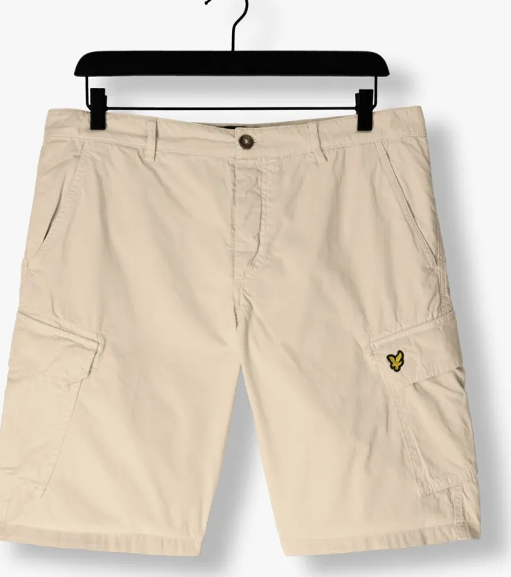 beige lyle & scott korte broek wembley cargo short