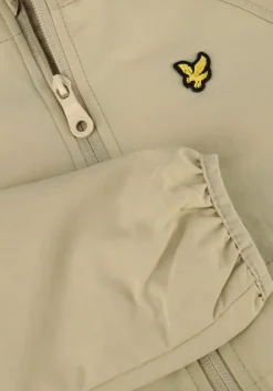 beige lyle & scott parka's hooded windbreaker jacket