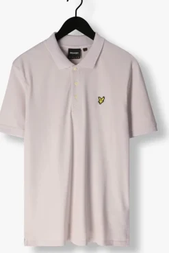 beige lyle & scott polo plain polo shirt