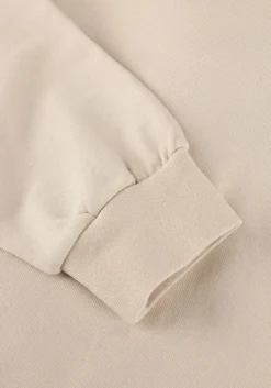 beige lyle & scott sweater heavy weight drop shoulder hoodie