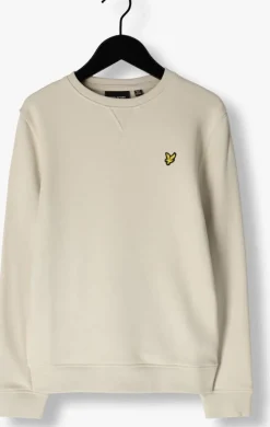 beige lyle & scott sweater crew neck sweatshirt boys
