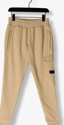 beige malelions cargobroeken cargo sweatpants