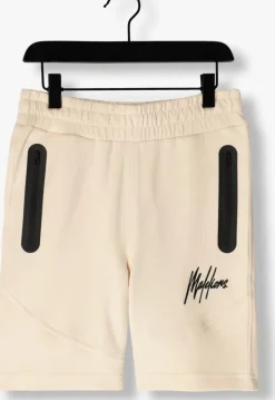 beige malelions korte broek counter shorts