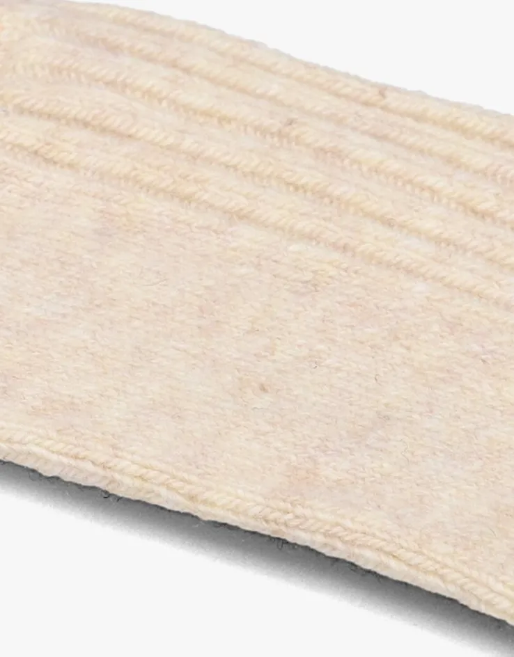beige marcmarcs sokken cashmere