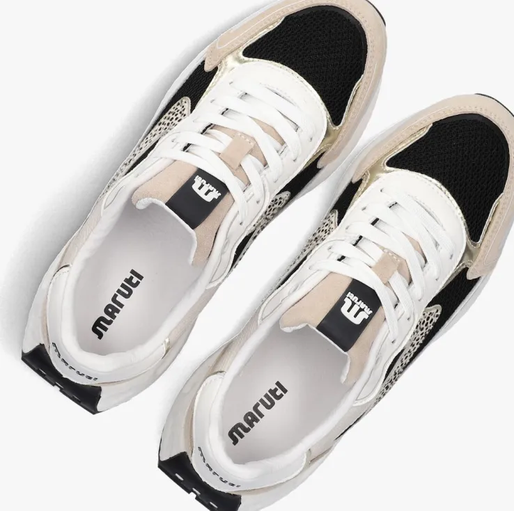 beige maruti lage sneakers june