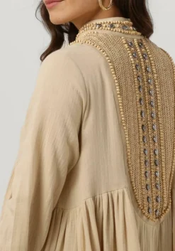 beige mes demoiselles mini jurk dress noma