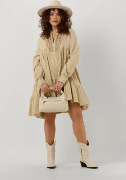 beige mes demoiselles mini jurk dress noma
