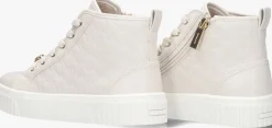 beige michael kors kids hoge sneakers skate split