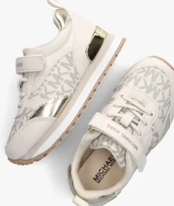 beige michael kors kids lage sneakers billie dorian ps
