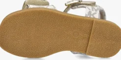beige michael kors kids platte sandalen kieran