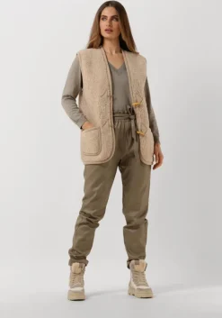 beige minus pantalon jayda pu pant