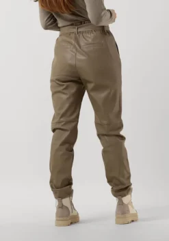 beige minus pantalon jayda pu pant