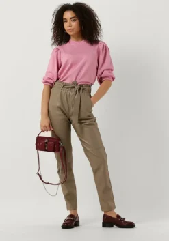 beige minus pantalon jayda pu pant