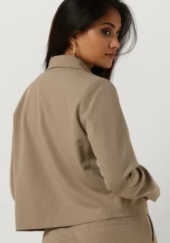 beige modström blazer ankermd short blazer