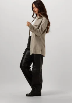 beige modström blouses kalemmd shirt