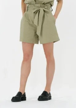 beige modström broeken panne shorts