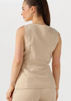 beige modström gilet normamd top