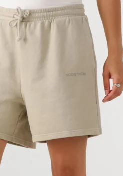 beige modström joggingbroek niarnmd short