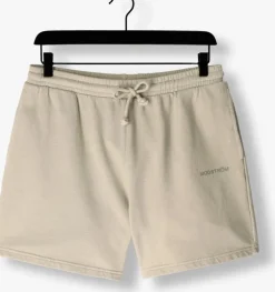 beige modström joggingbroek niarnmd short