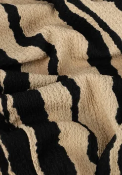 beige modström midi jurk harlandmd print dress