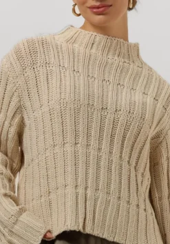 beige modström trui felipemd short t-neck