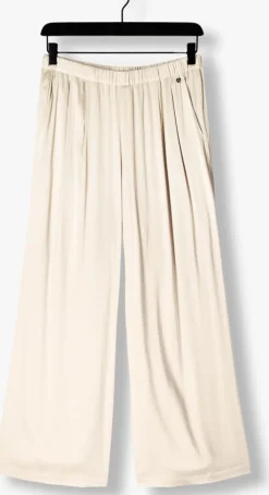 beige mos mosh wijde broek mmrita satin pant
