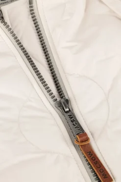 beige moscow gewatteerde jas 07-08-swags