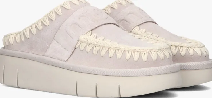 beige mou instappers bounce clog