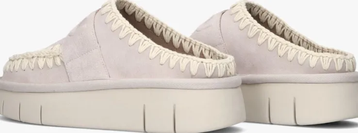 beige mou instappers bounce clog