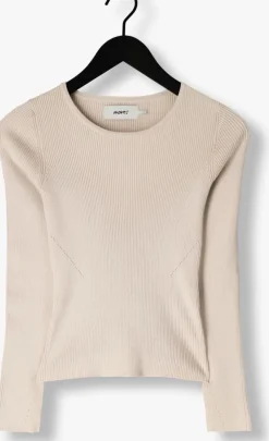 beige moves tops & t-shirts twisti o-neck