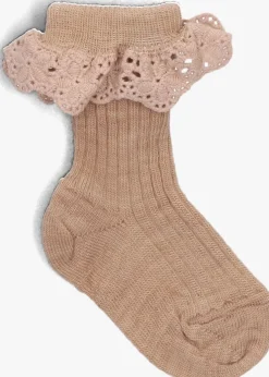 beige mp denmark beenmode lea socks - lace