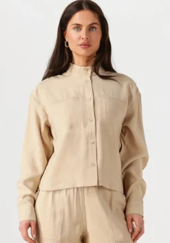 beige msch copenhagen blouses mschimila selia shirt